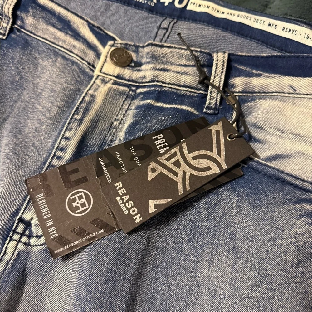 Reason Premium Denim Jeans men’s size 40 x 32 - Picture 8 of 15